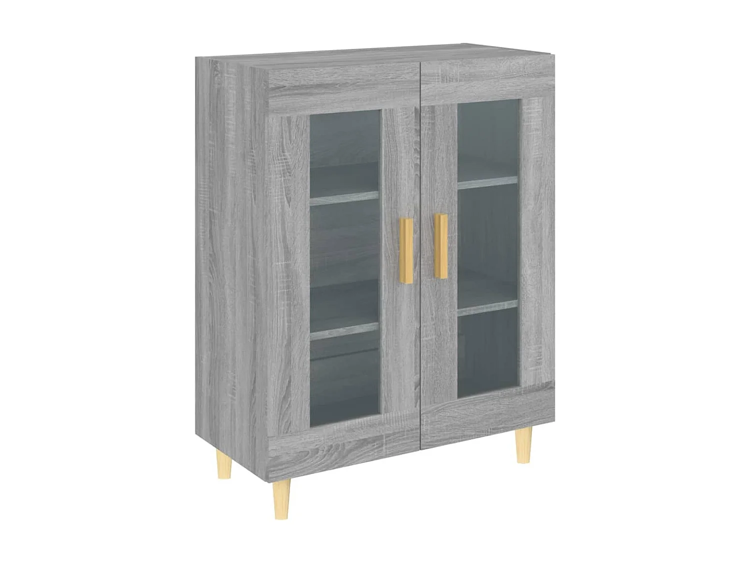 Buffet sonoma gris 69,5x34x90 cm bois d'ingénierie