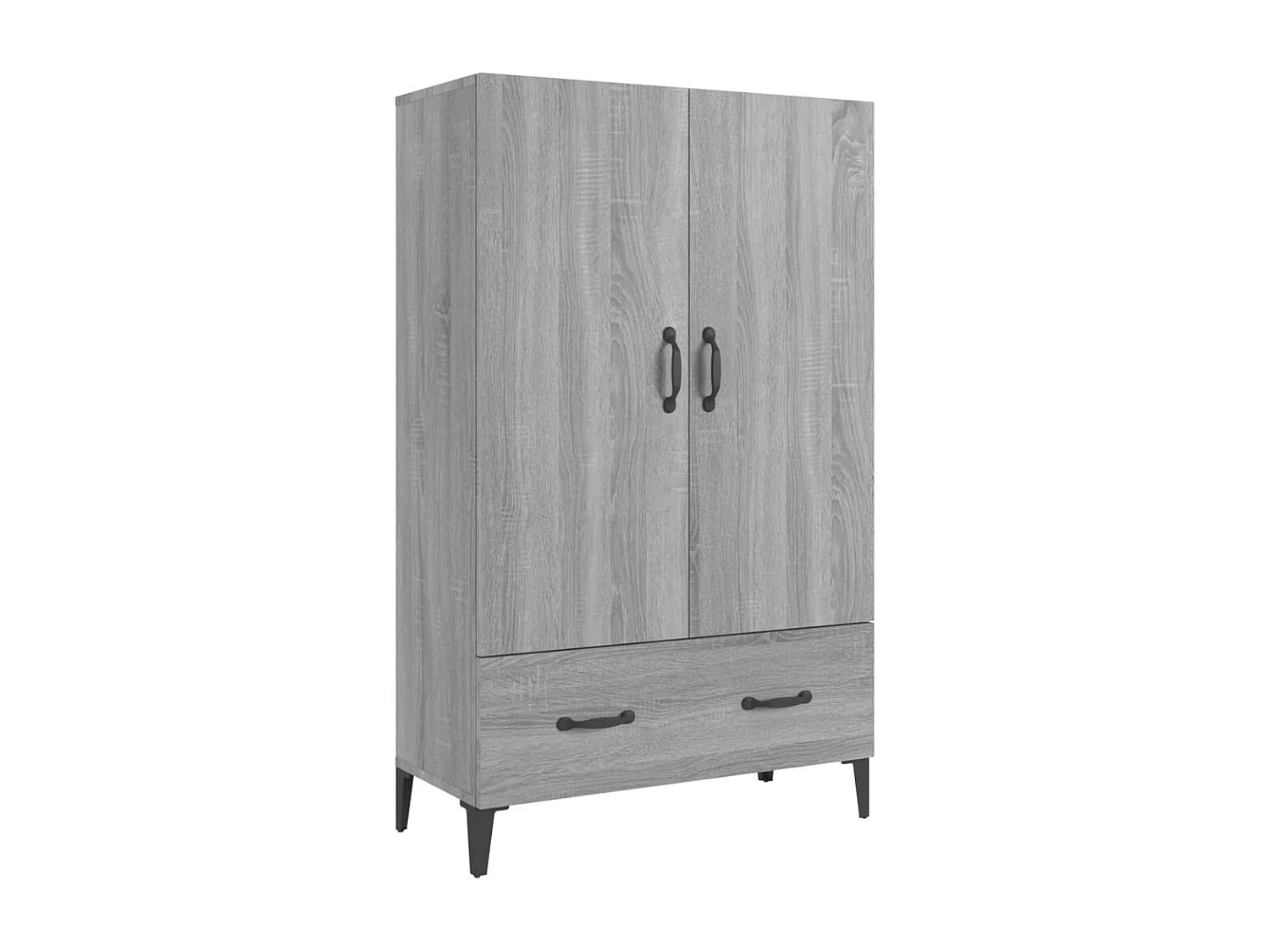 Buffet Sonoma gris 70x31x115 cm Bois d'ingénierie