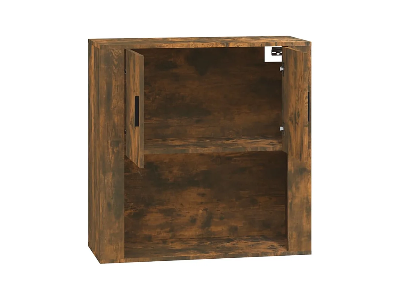 Armoire murale Chêne fumé 80x33x80 cm Bois d'ingénierie