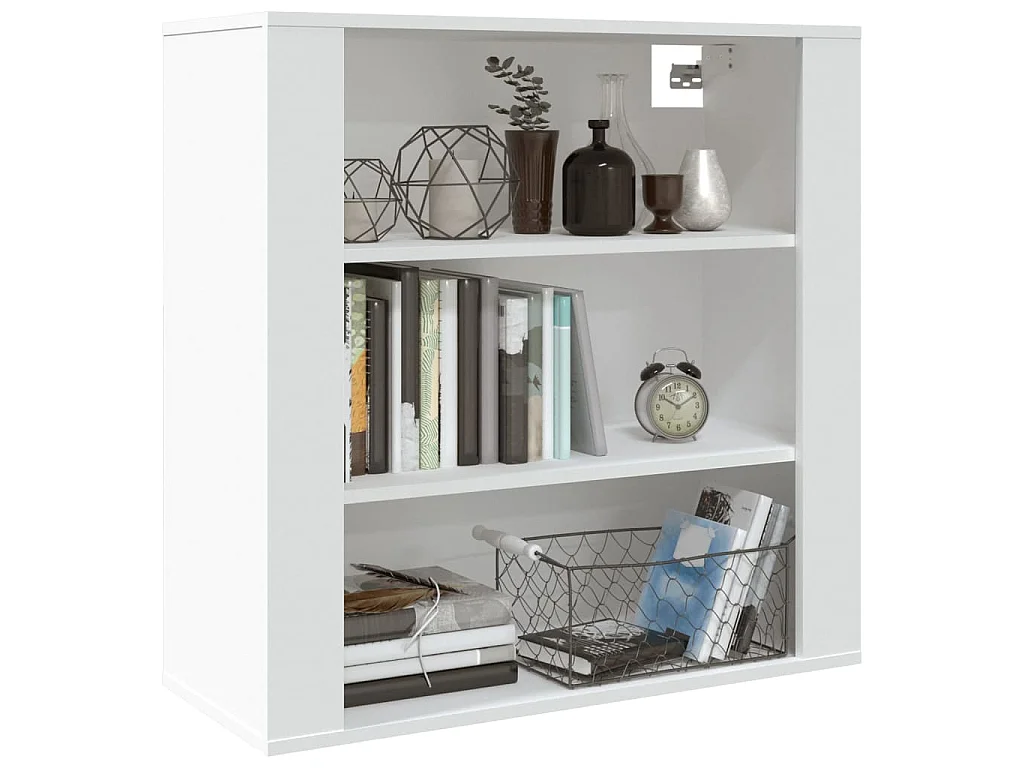 Armoire murale Blanc 80x33x80 cm Bois d'ingénierie