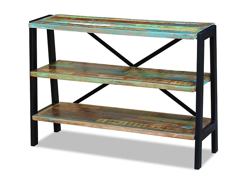 Buffet 3 étagères Bois de récupération massif