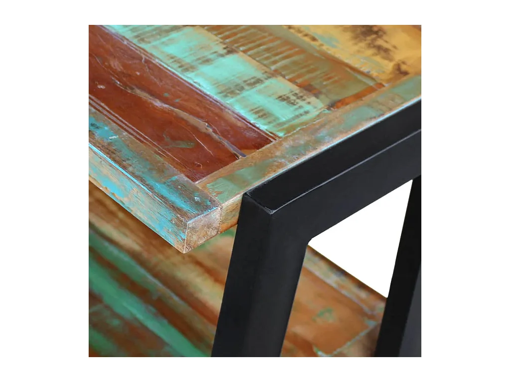 Buffet 3 étagères Bois de récupération massif