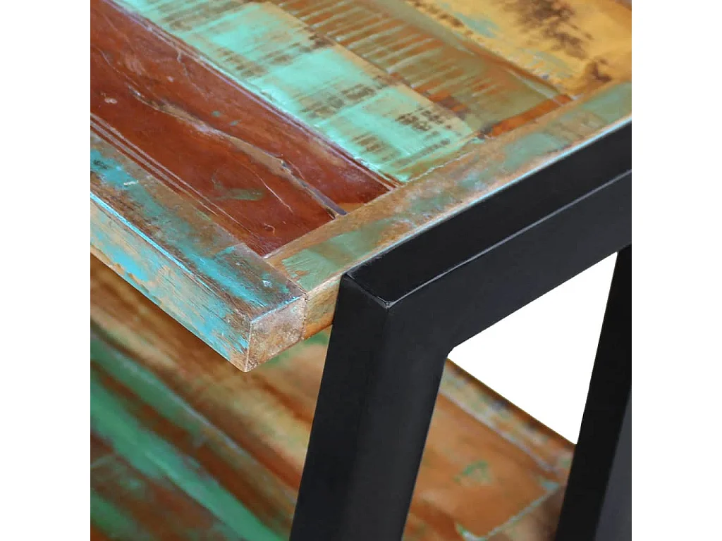 Aparador con 3 estantes madera maciza reciclada