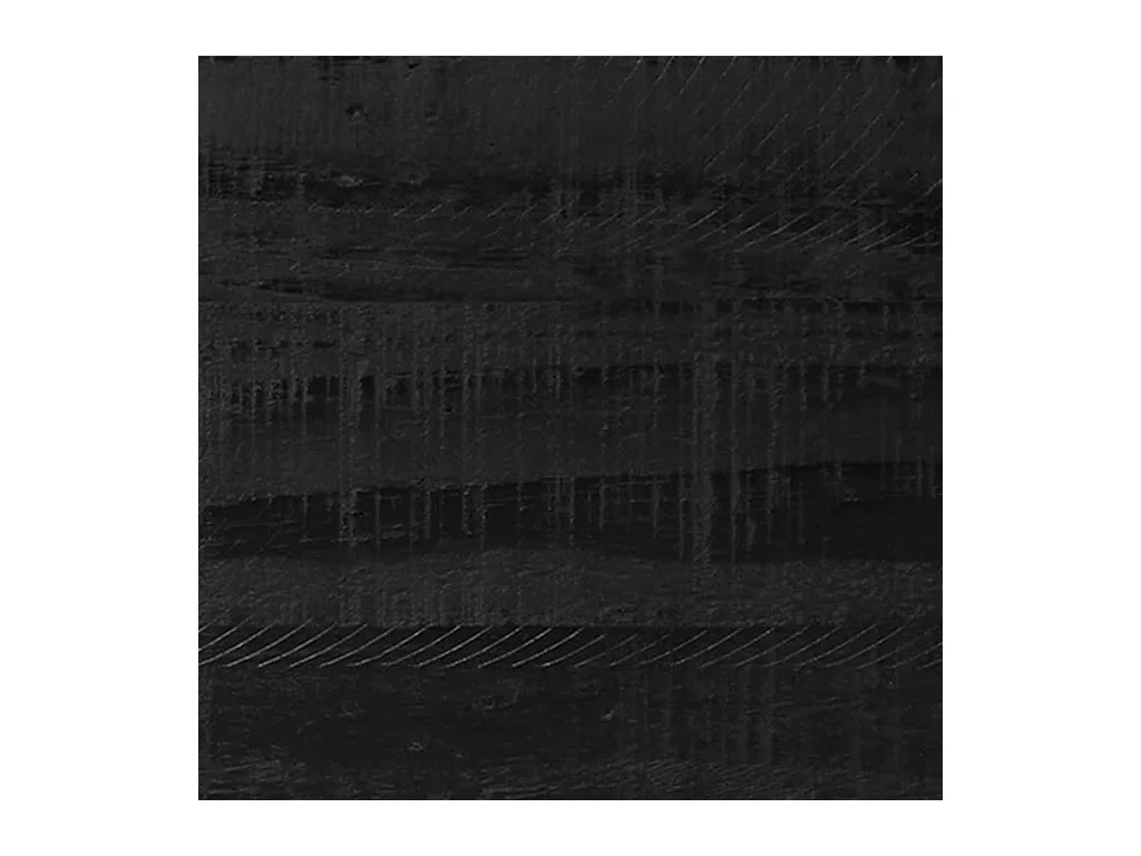 Buffet Noir 75x35x70 cm Bois de pin massif