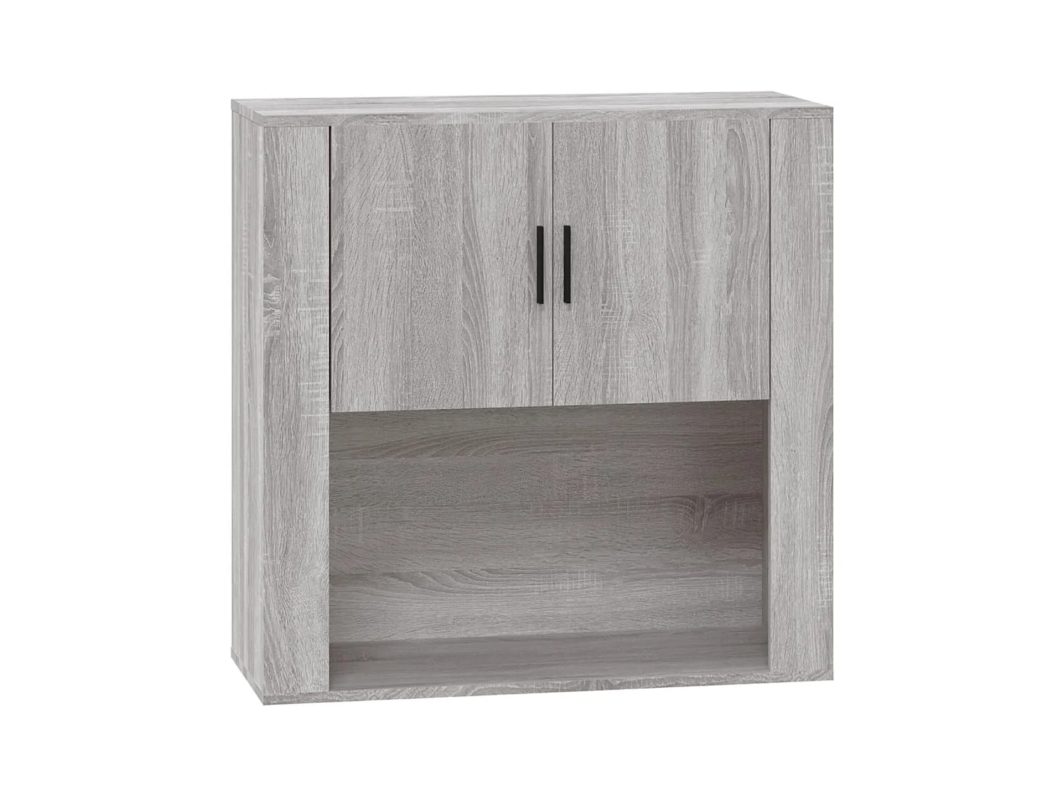 Armoire murale Sonoma gris 80x33x80 cm Bois d'ingénierie