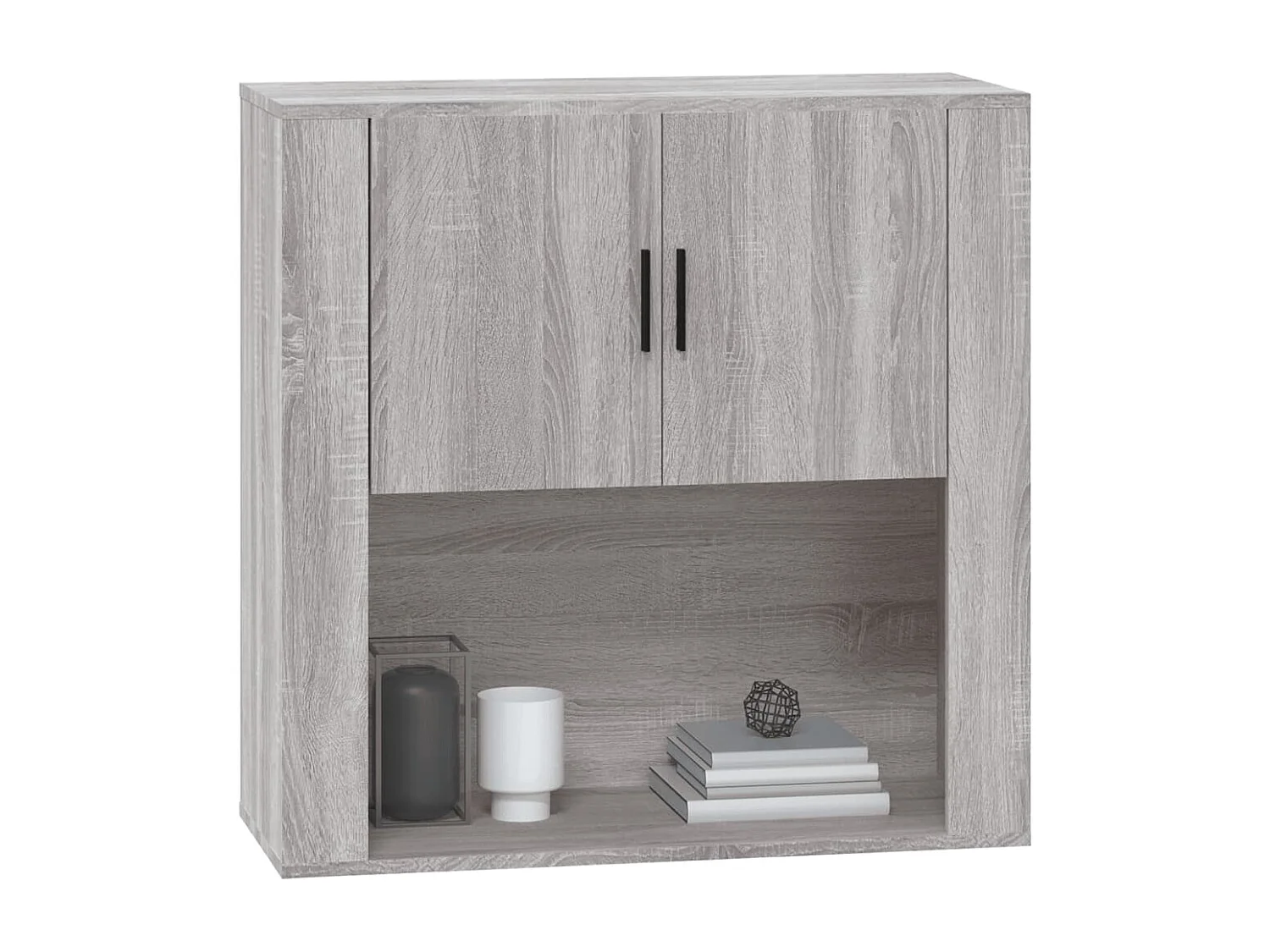 Armoire murale Sonoma gris 80x33x80 cm Bois d'ingénierie
