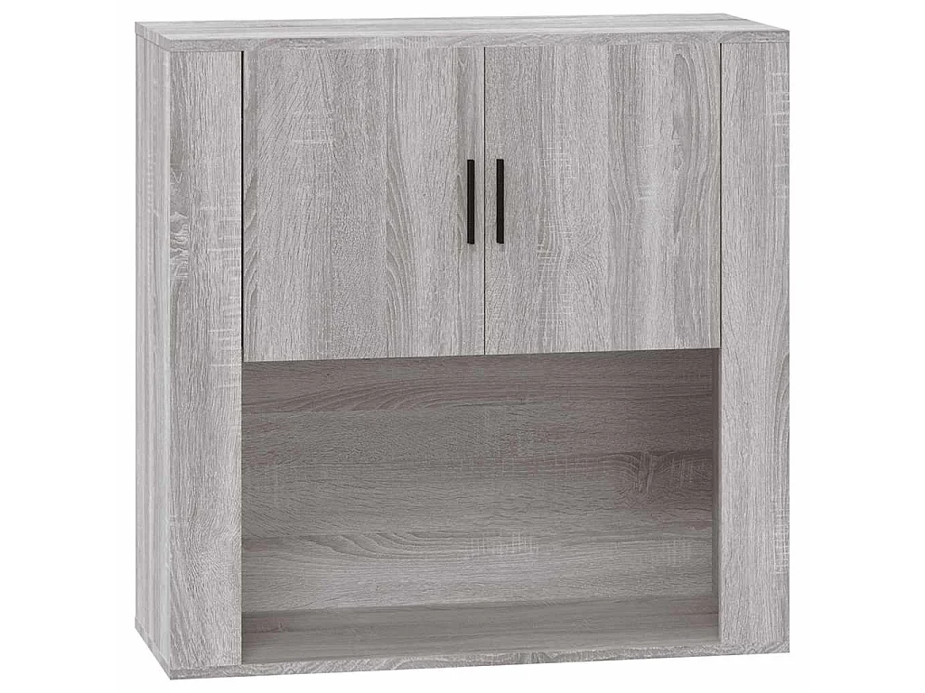 Armoire murale Sonoma gris 80x33x80 cm Bois d'ingénierie