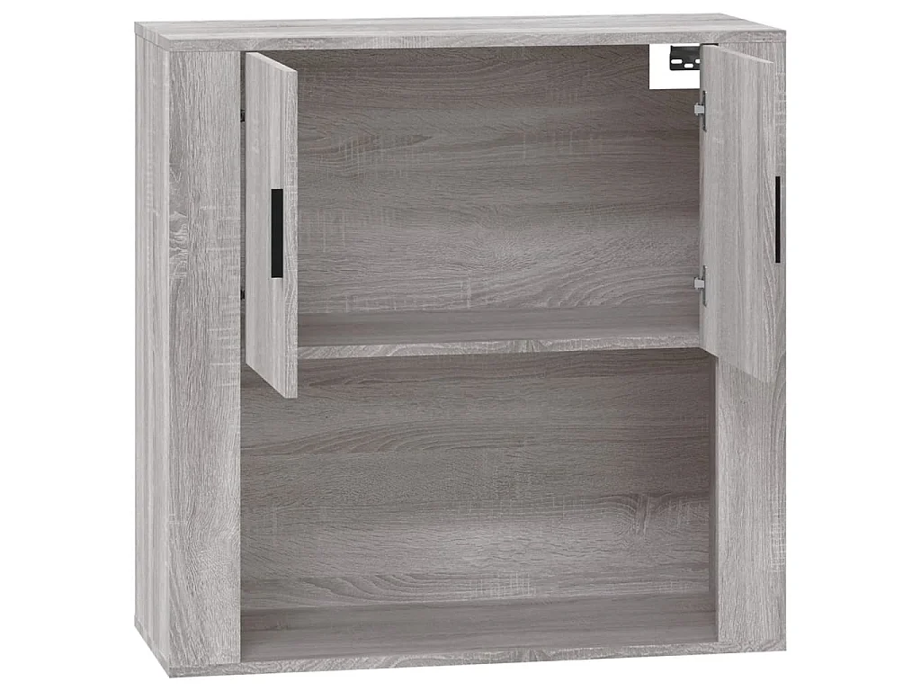 Armoire murale Sonoma gris 80x33x80 cm Bois d'ingénierie