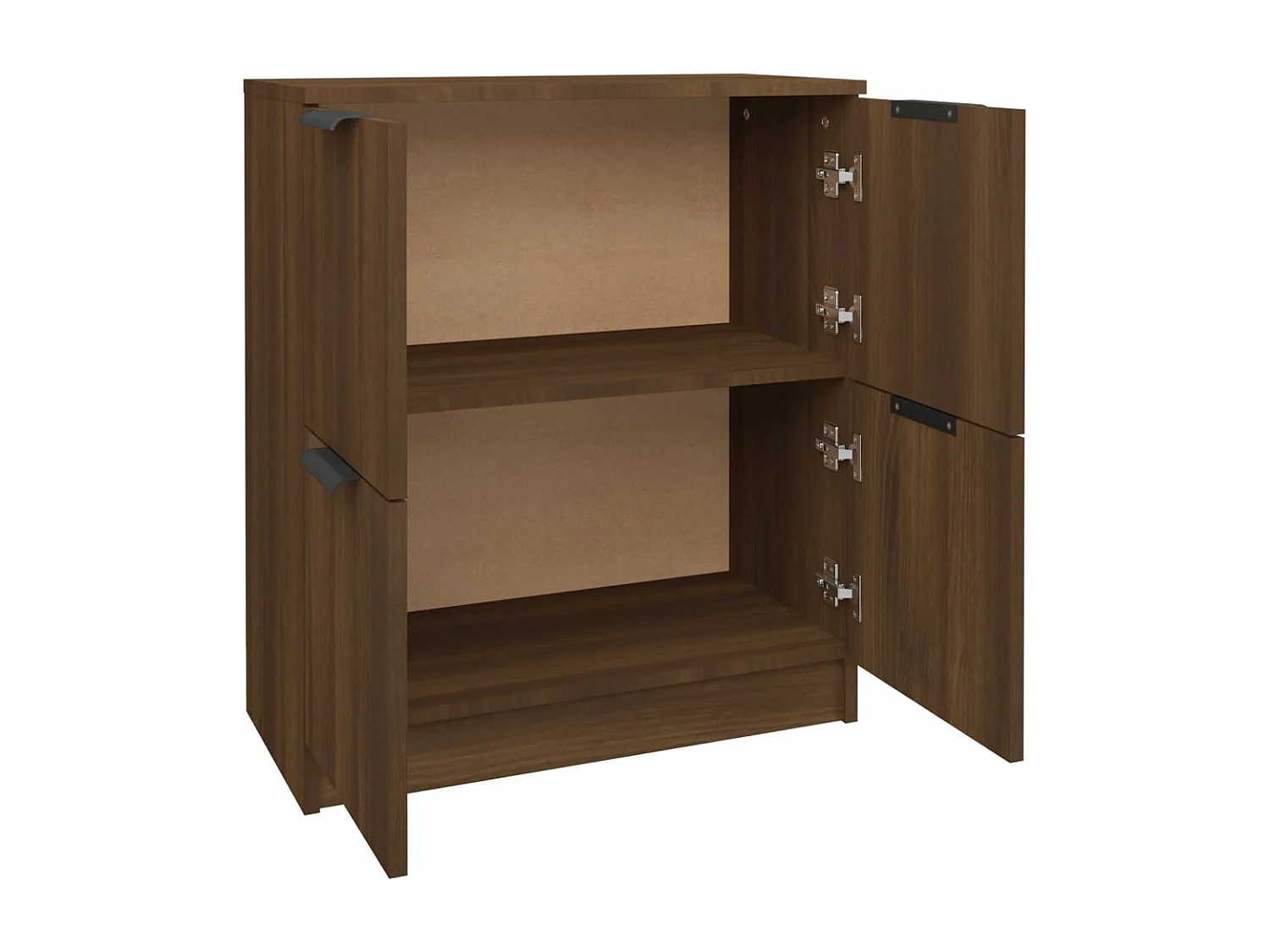 Buffet chêne marron 60x30x70 cm Bois d'ingénierie