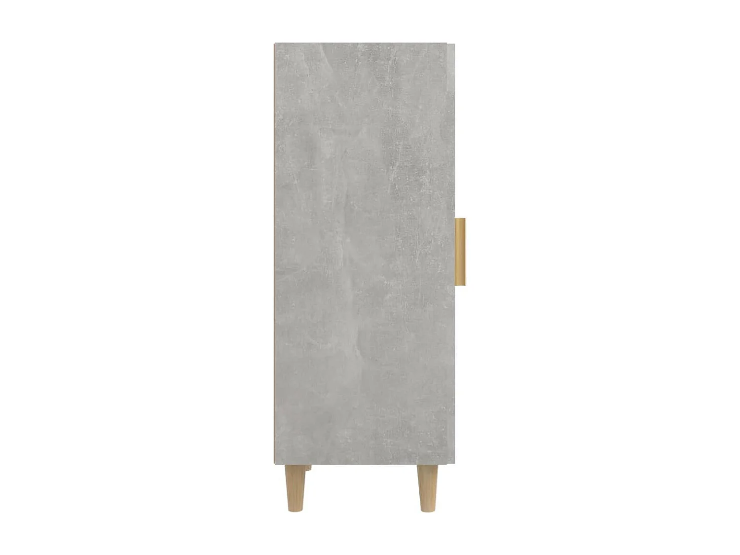 Buffet Gris béton 34,5x34x90 cm Bois d'ingénierie