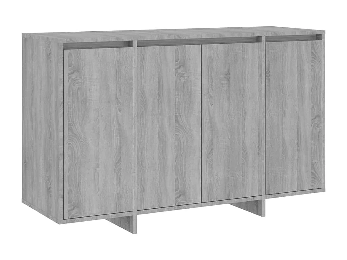 Buffet sonoma gris 120x41x75 cm bois d'ingénierie