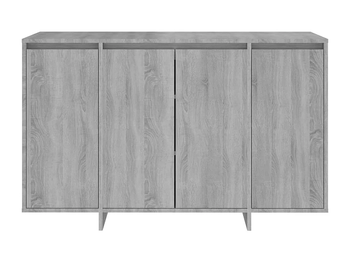 Buffet sonoma gris 120x41x75 cm bois d'ingénierie