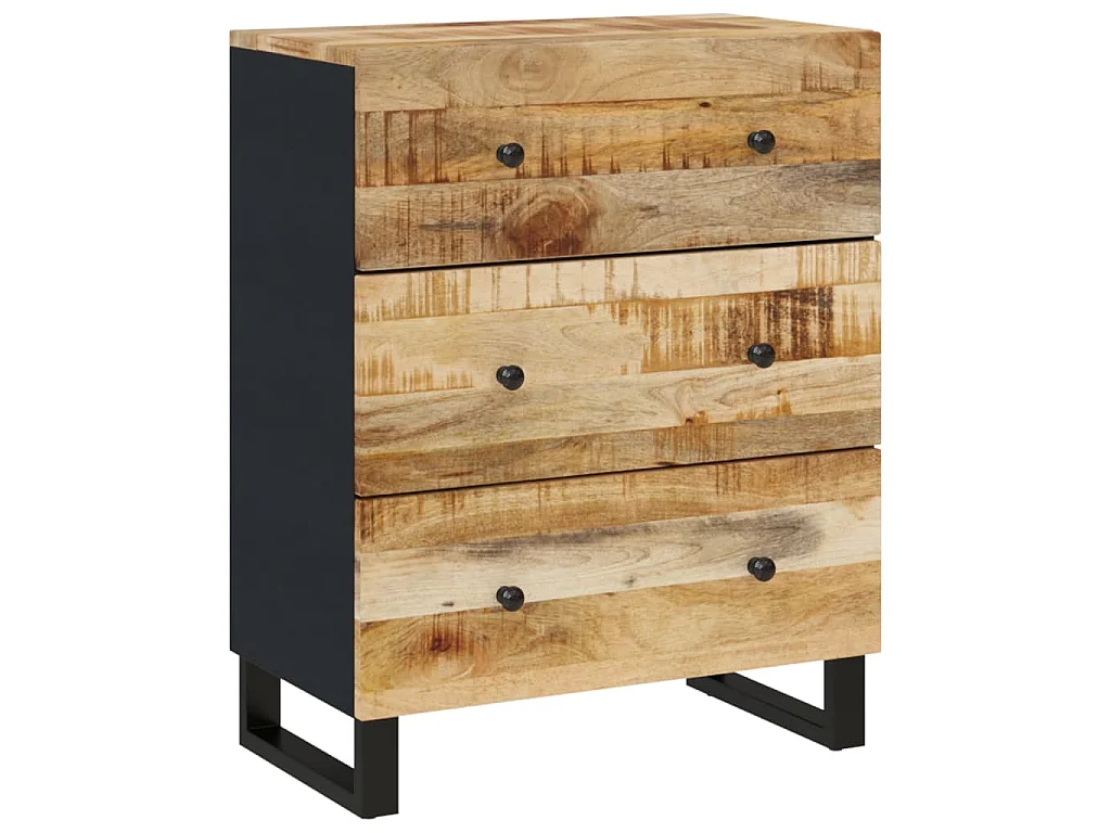 Buffet 60x33x75 cm Bois massif de manguier