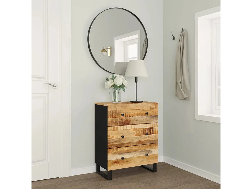 Buffet 60x33x75 cm Bois massif de manguier