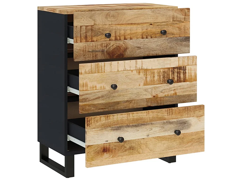 Buffet 60x33x75 cm Bois massif de manguier
