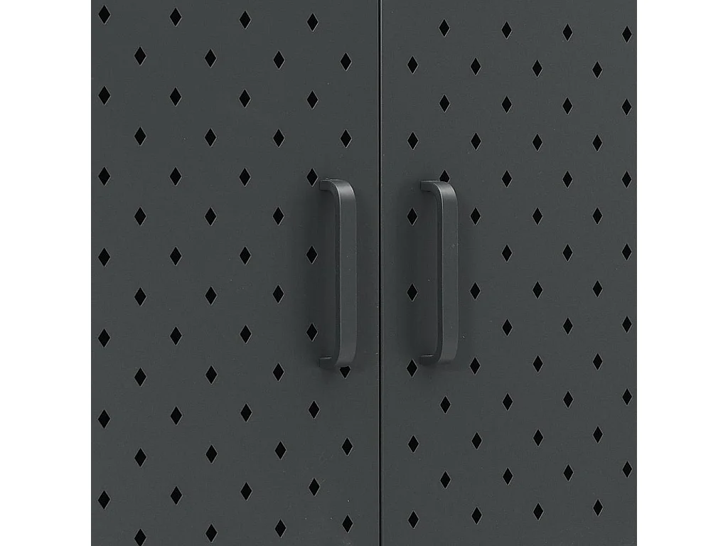 Buffet Anthracite 75x35x75 cm Acier