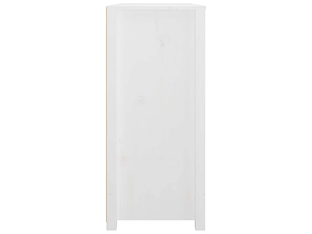 Armario auxiliar madera maciza de pino blanco 100x40x90 cm