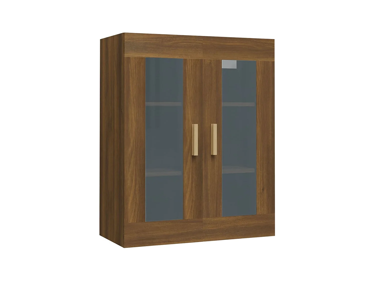 Armoire murale suspendue Chêne marron 69,5x34x90 cm