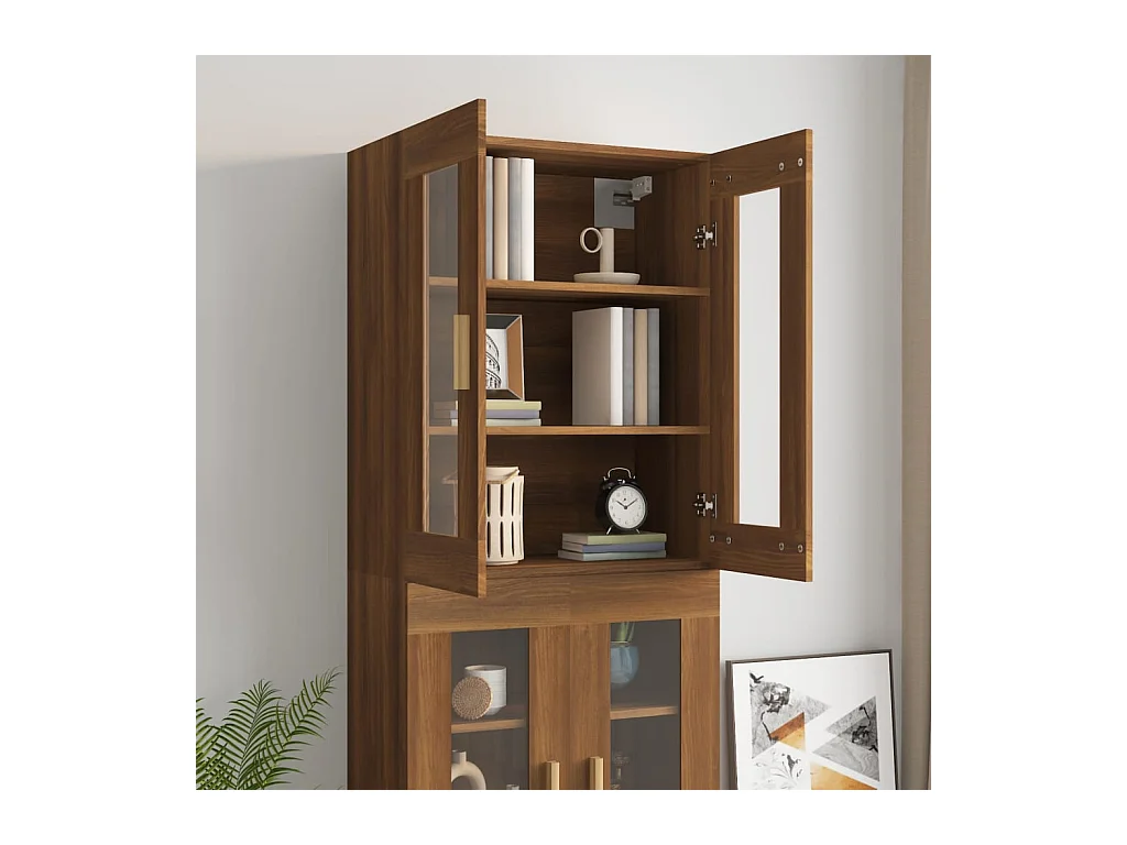 Armoire murale suspendue Chêne marron 69,5x34x90 cm