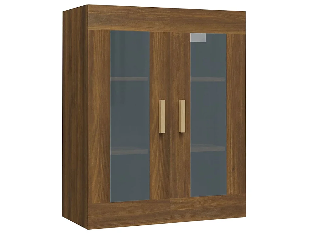 Bovenkast 69,5x34x90 cm bruin eikenkleur