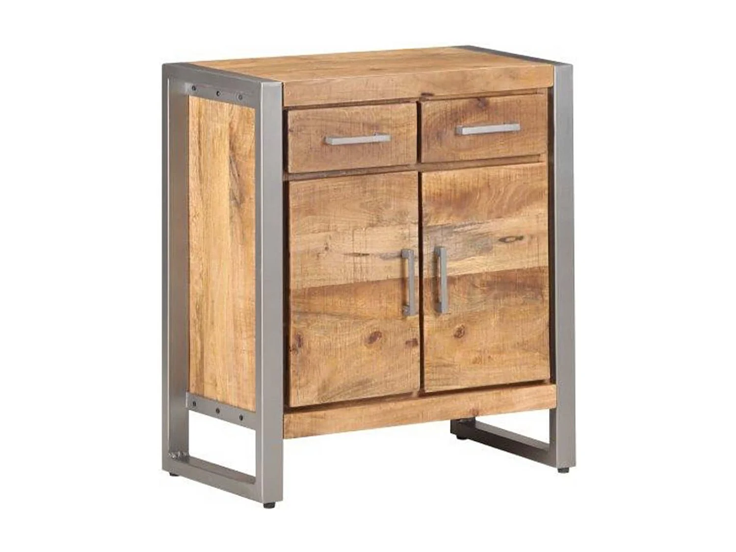 Buffet 60x35x72 cm Bois de manguier brut