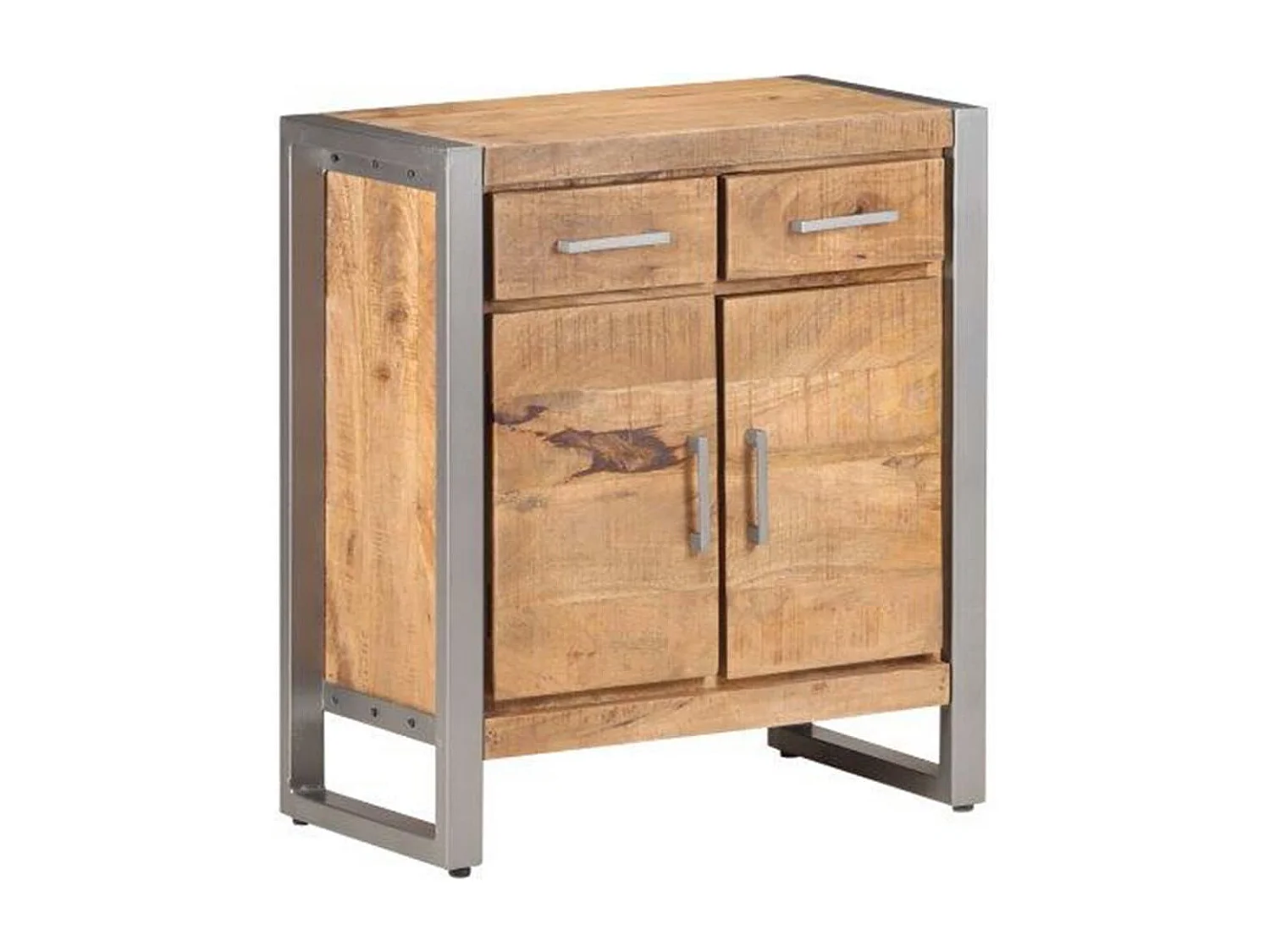 Buffet 60x35x72 cm Bois de manguier brut
