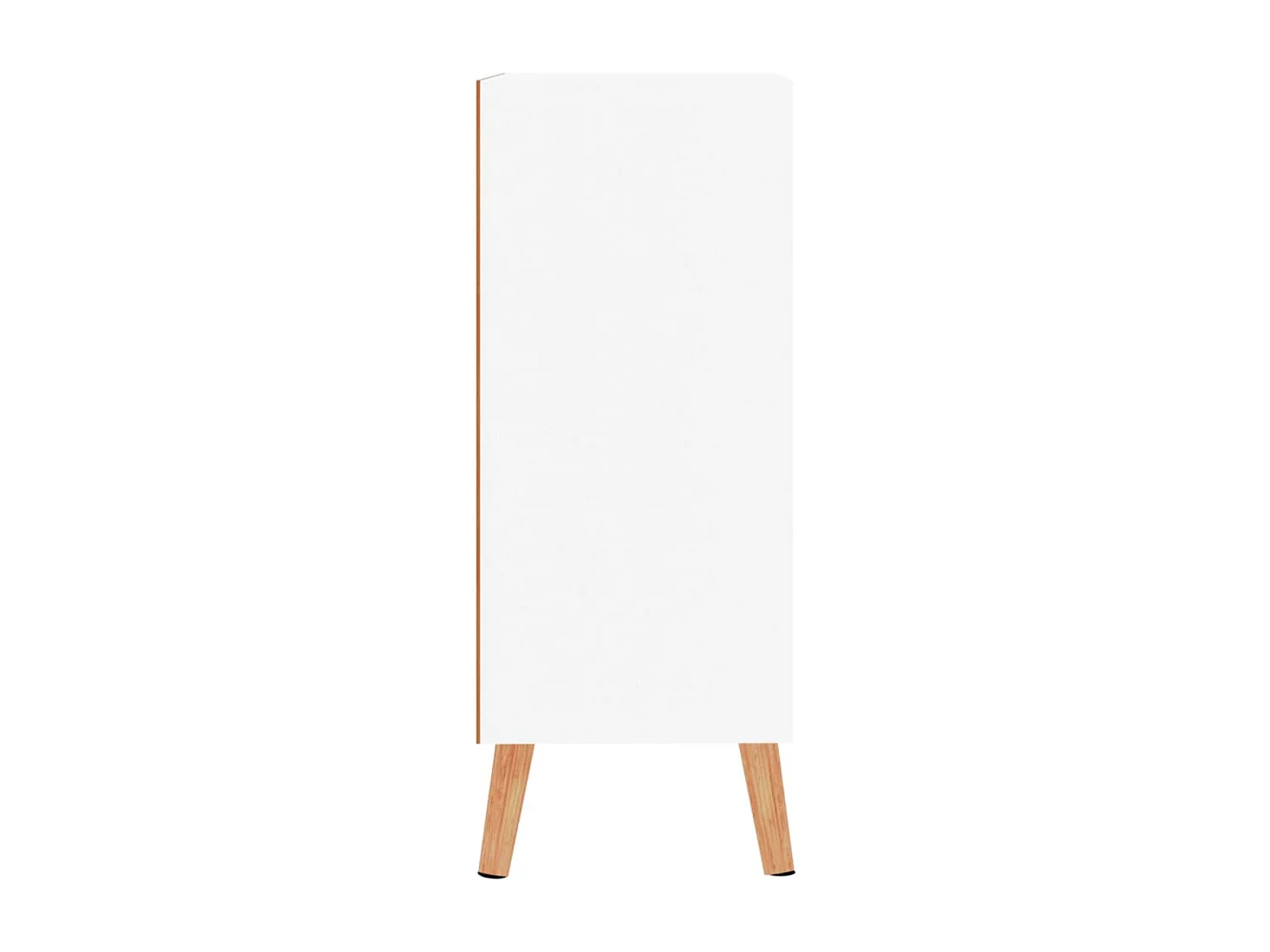 Buffet blanc et chêne sonoma 60x30x72 cm bois d'ingénierie