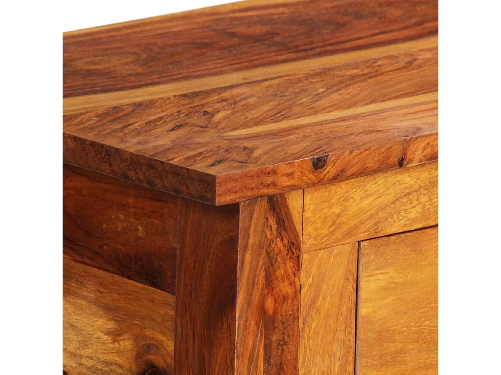 Sideboard mit 3 Schubladen 110x30x80 cm Massivholz Akazie