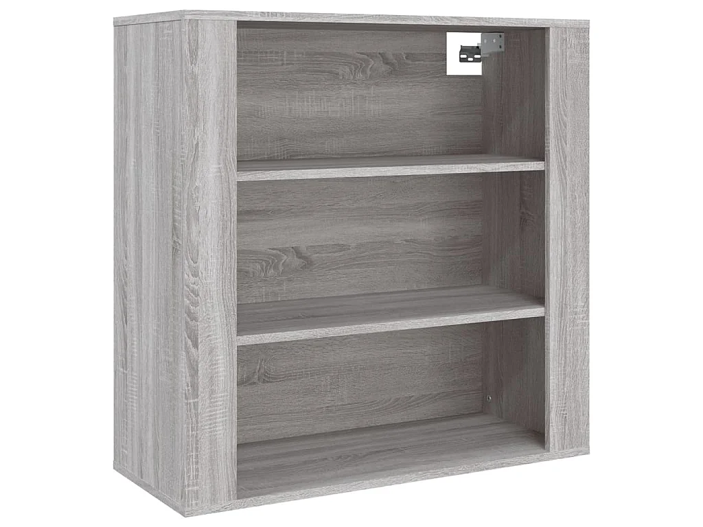 Armoire murale Sonoma gris 80x33x80 cm Bois d'ingénierie
