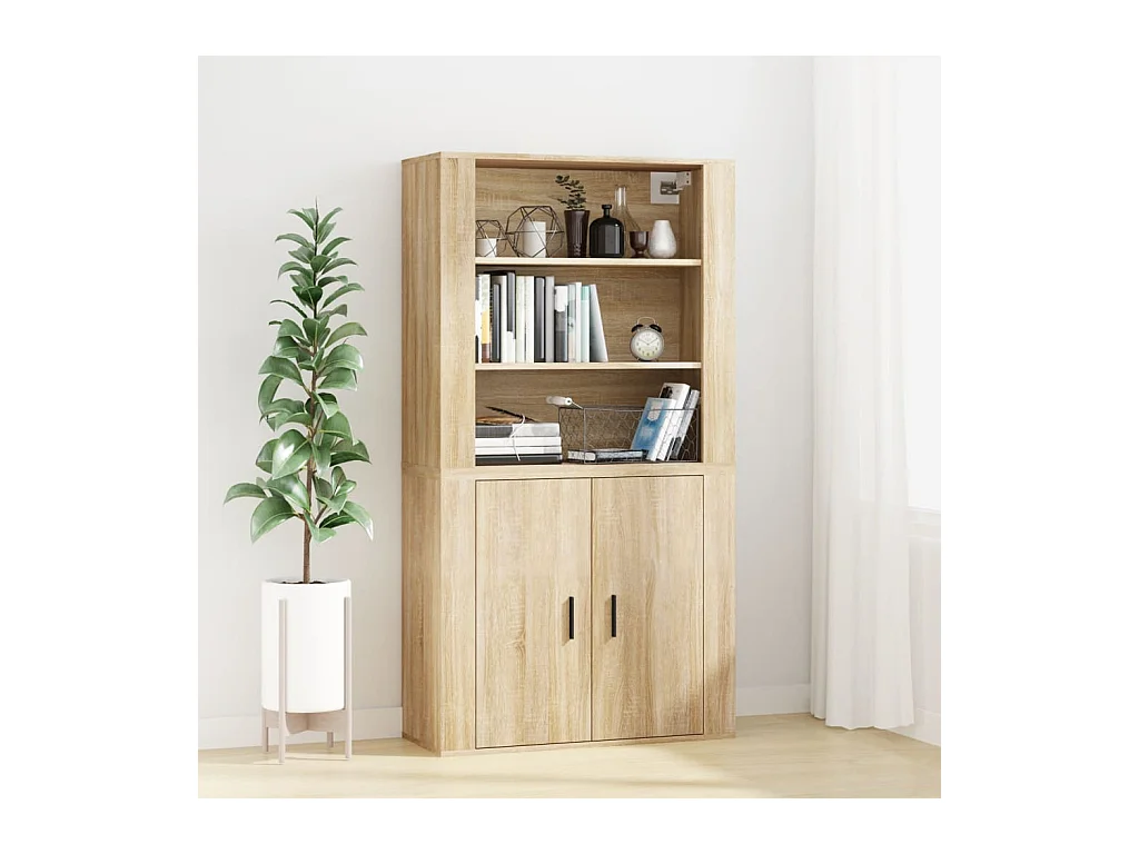 Armoire murale Chêne sonoma 80x33x80 cm Bois d'ingénierie