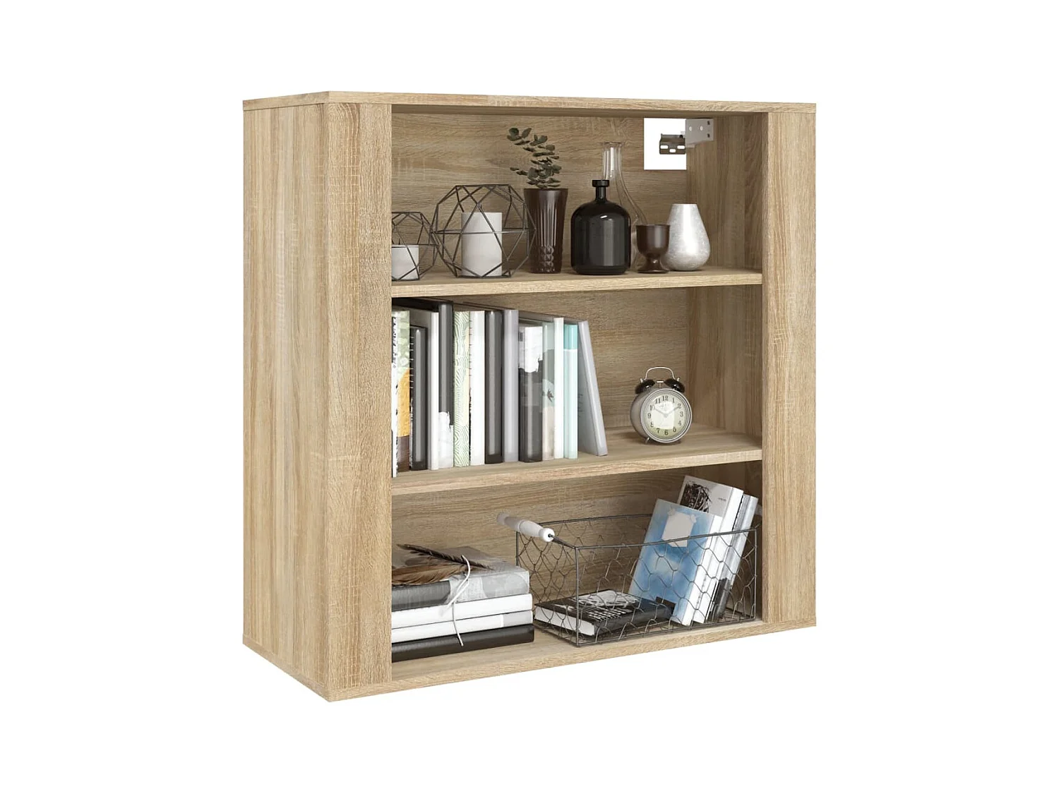Armoire murale Chêne sonoma 80x33x80 cm Bois d'ingénierie