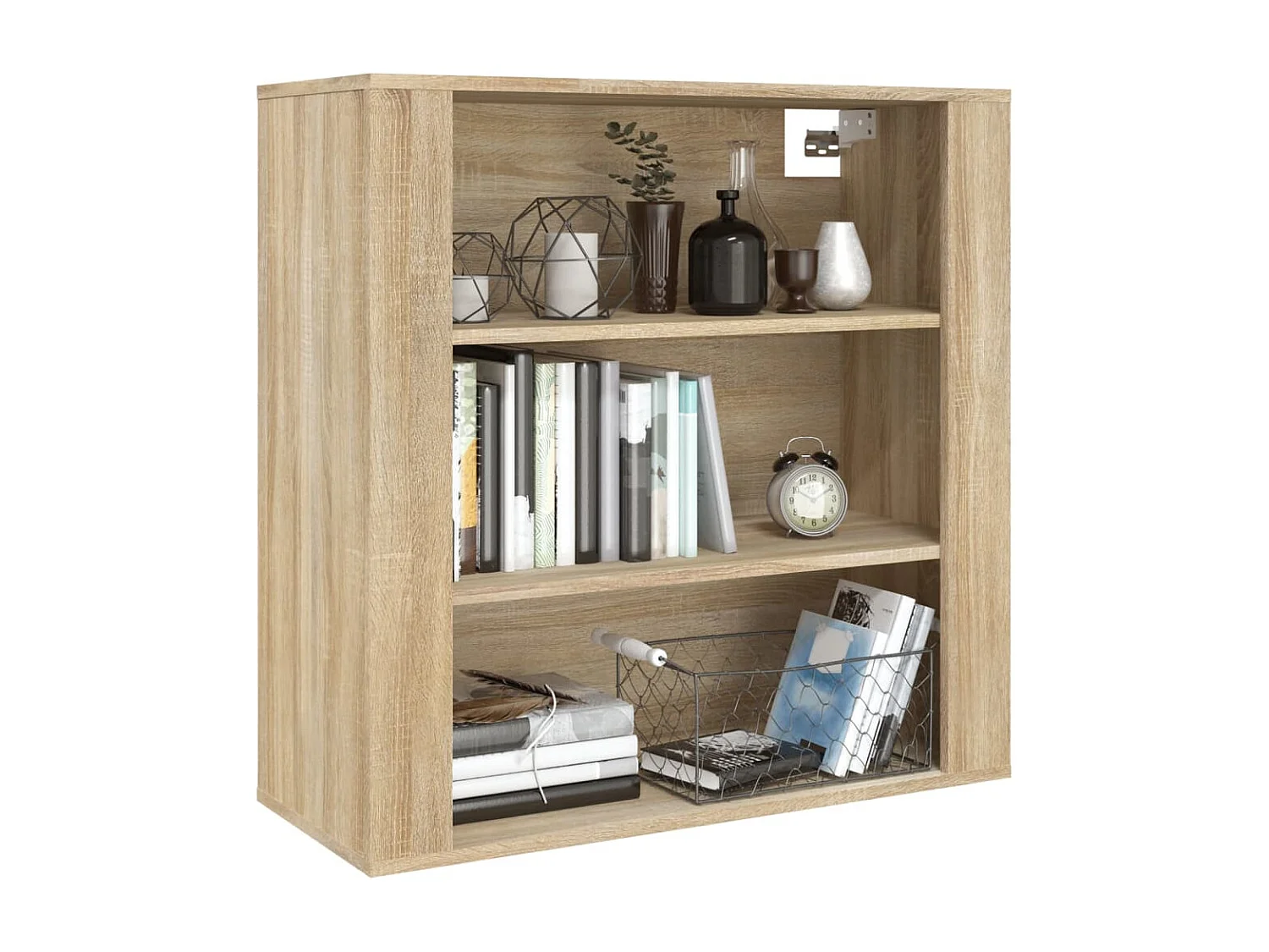Wandschrank Sonoma-Eiche 80x33x80 cm Holzwerkstoff