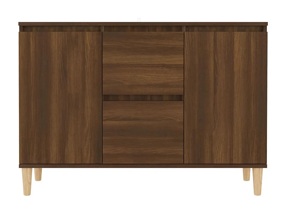 Aparador 101x35x70 cm derivados de madeira carvalho castanho