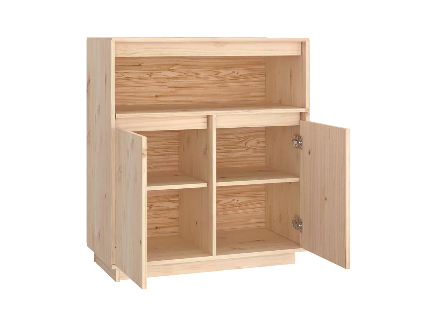 Dressoir 70x34x80 cm massief grenenhout