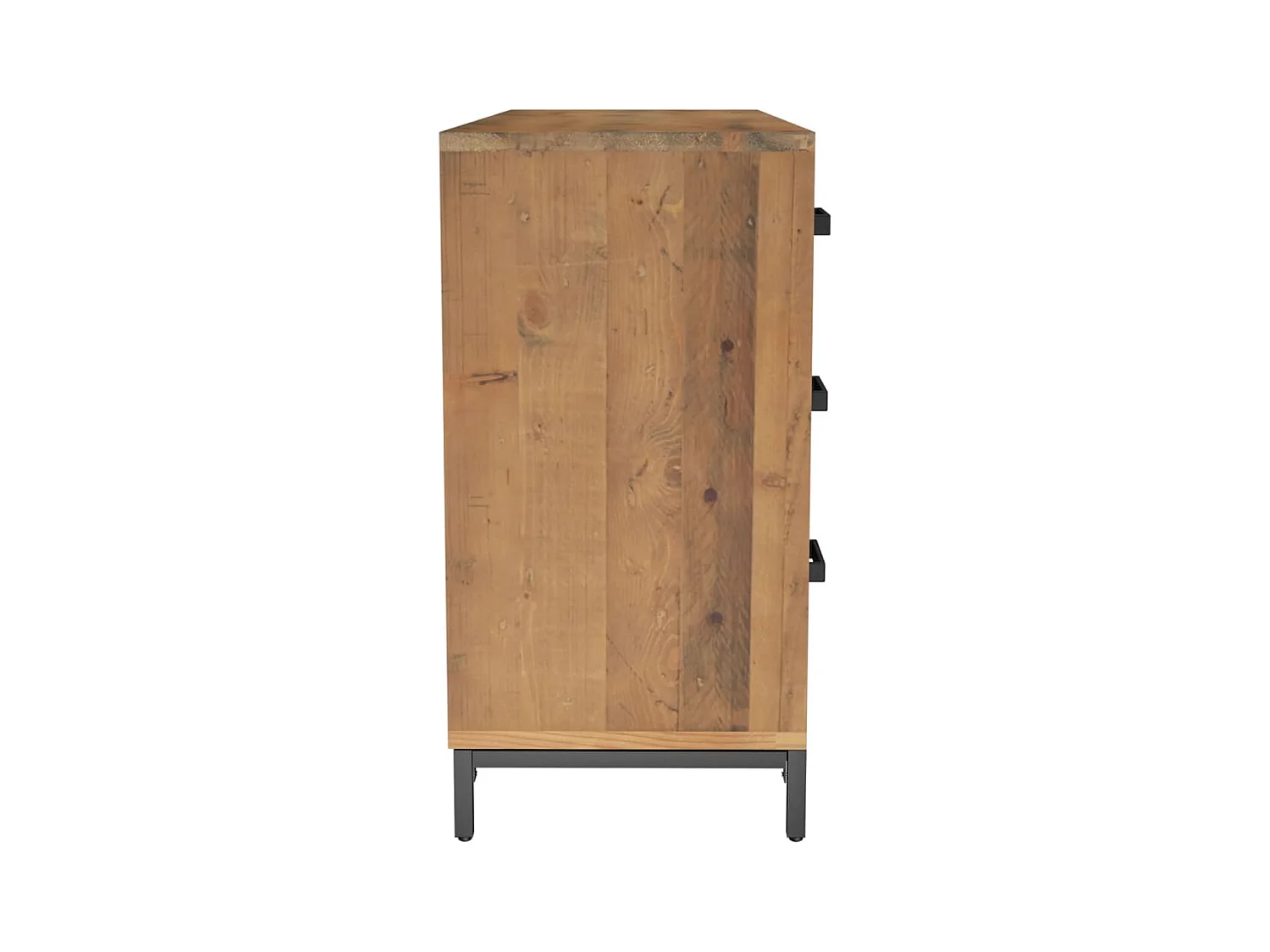 Sideboard Braun 110x35x70 cm Massivholz Kiefer