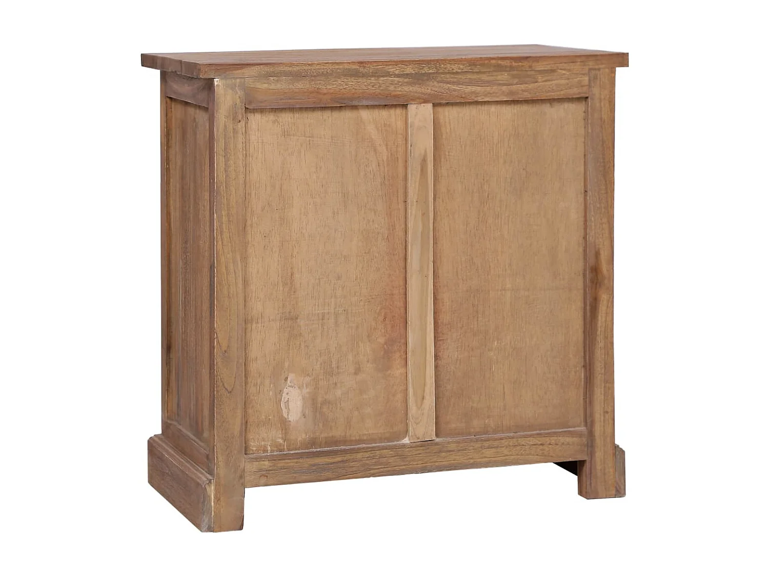 Beistellschrank 60 x 30 x 60 cm Massivholz Teak