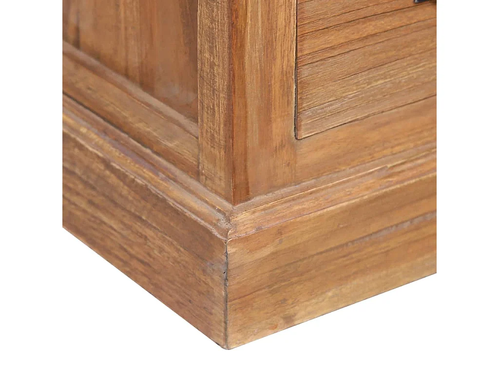 Beistellschrank 60 x 30 x 60 cm Massivholz Teak
