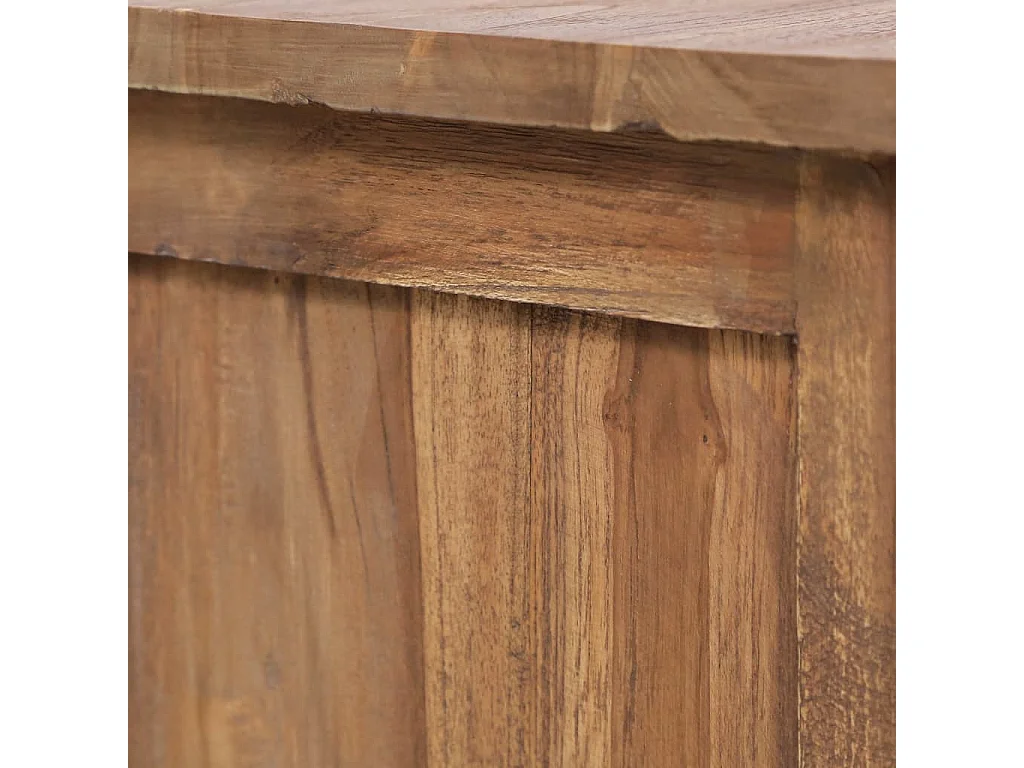 Beistellschrank 60 x 30 x 60 cm Massivholz Teak