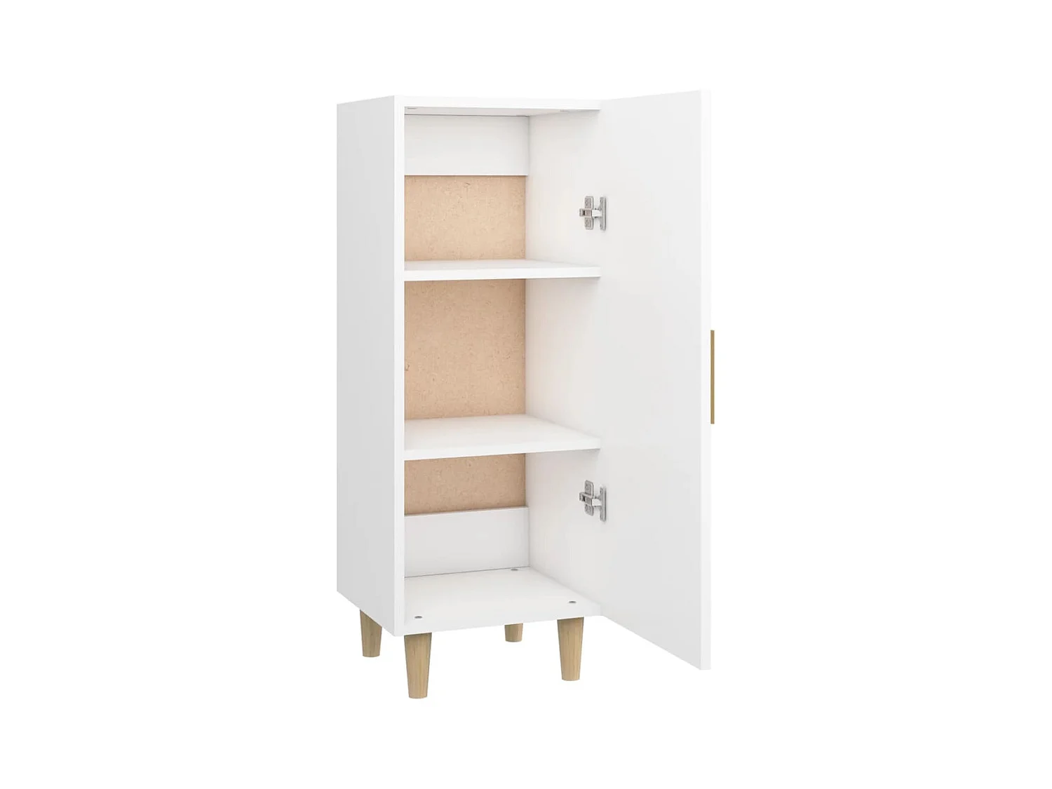 Buffet Blanc 34,5x34x90 cm Bois d'ingénierie