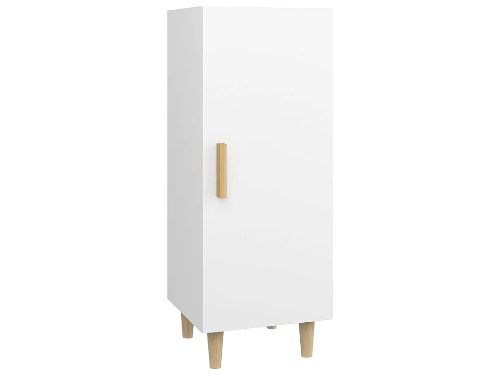 Buffet Blanc 34,5x34x90 cm Bois d'ingénierie