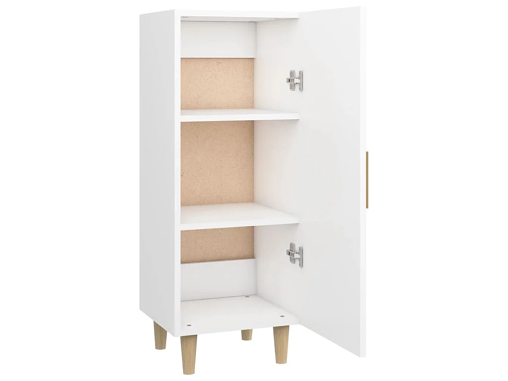Buffet Blanc 34,5x34x90 cm Bois d'ingénierie