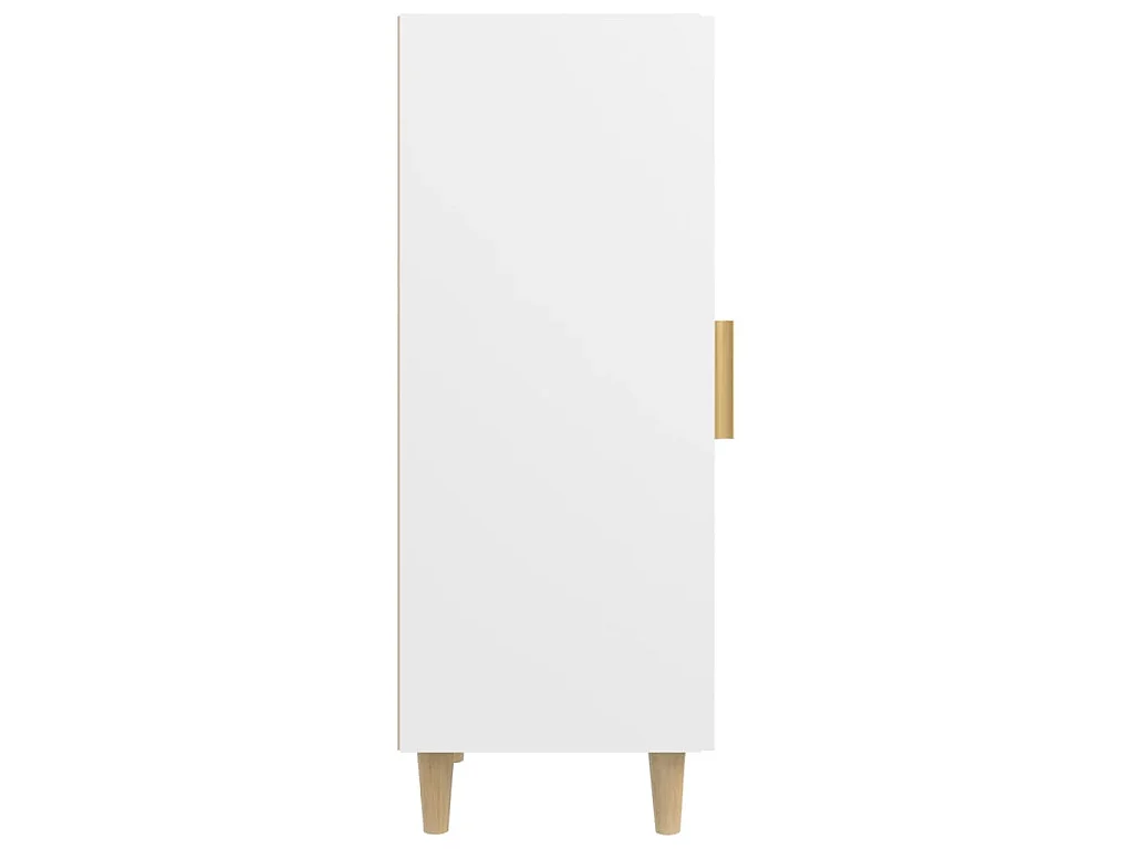 Buffet Blanc 34,5x34x90 cm Bois d'ingénierie