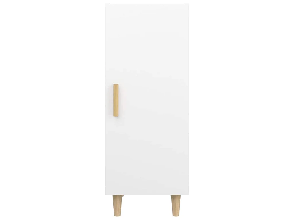 Buffet Blanc 34,5x34x90 cm Bois d'ingénierie