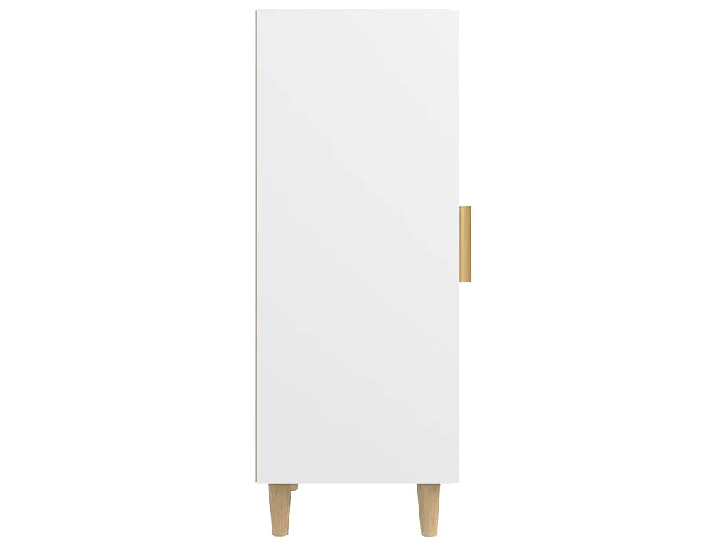 Buffet Blanc 34,5x34x90 cm Bois d'ingénierie