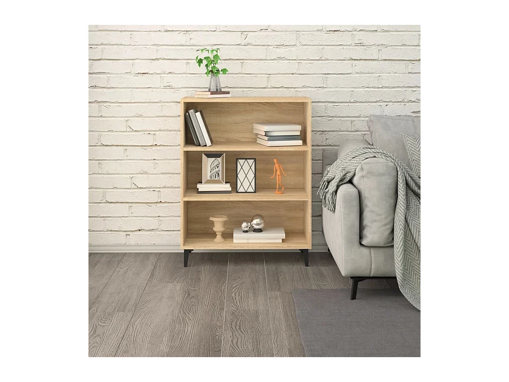 Buffet Chêne sonoma 69,5x32,5x90 cm Bois d'ingénierie