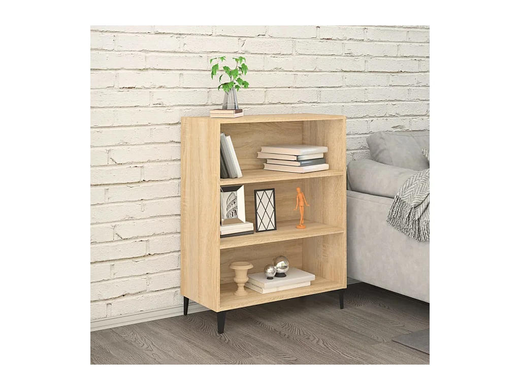 Buffet Chêne sonoma 69,5x32,5x90 cm Bois d'ingénierie
