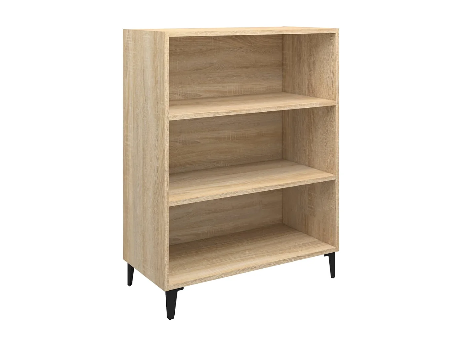 Aparador de madera contrachapada roble Sonoma 69,5x32,5x90 cm