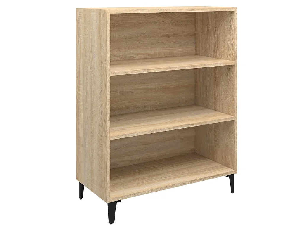 Dressoir 69,5x32,5x90 cm bewerkt hout sonoma eikenkleurig