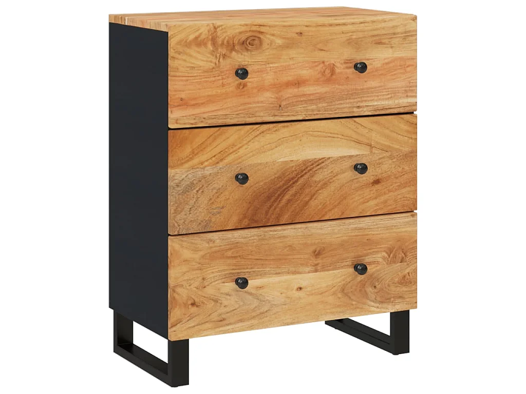 Dressoir 60x33x75 cm massief acaciahout