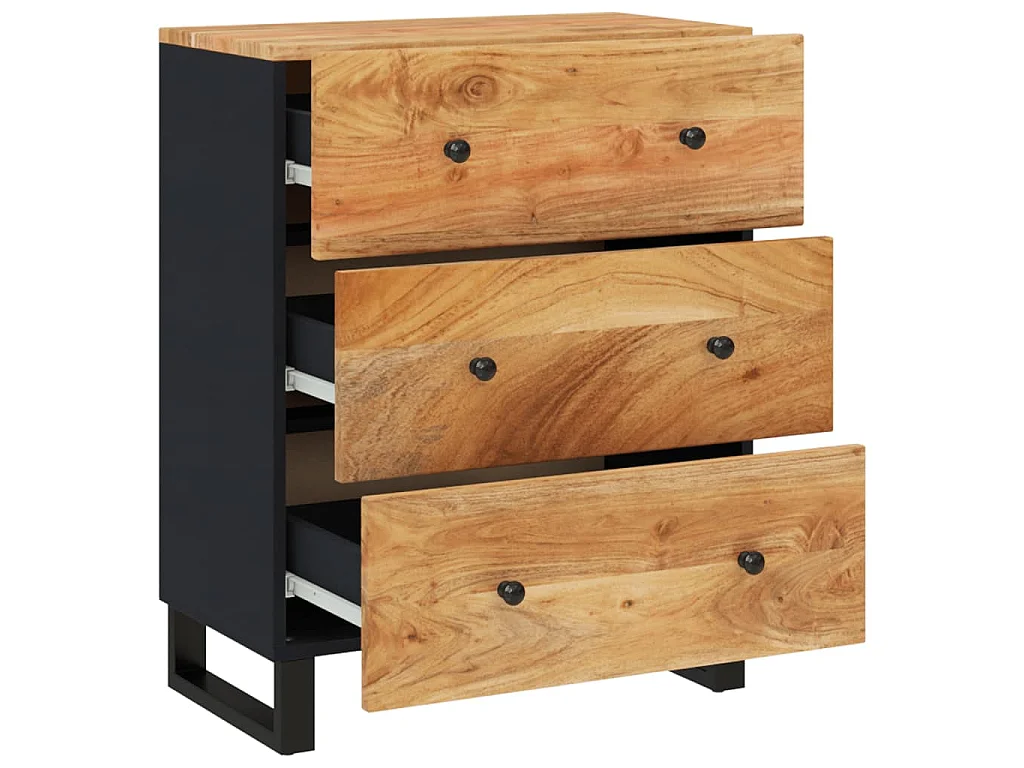 Dressoir 60x33x75 cm massief acaciahout